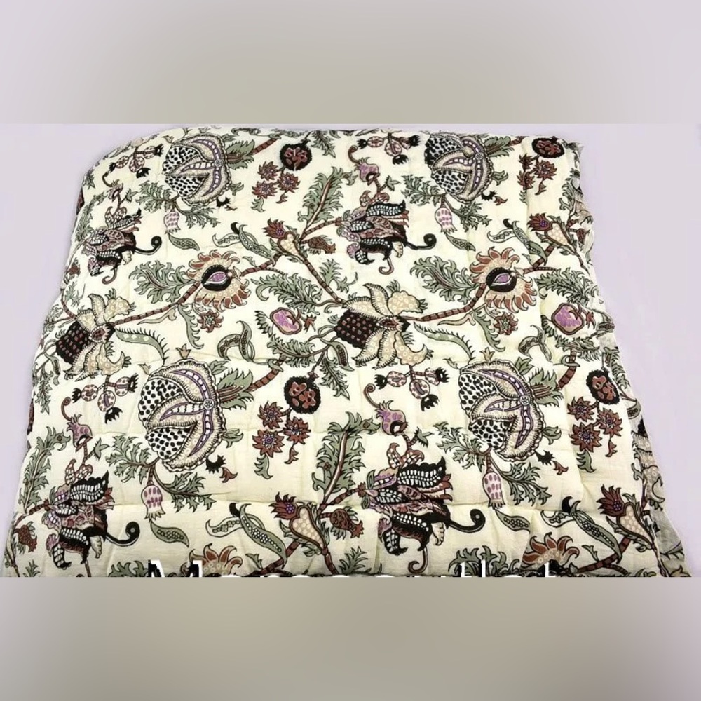 ❤️❤️ Brand New Roller Rabbit Amanda Queen Size  Quilt Sage